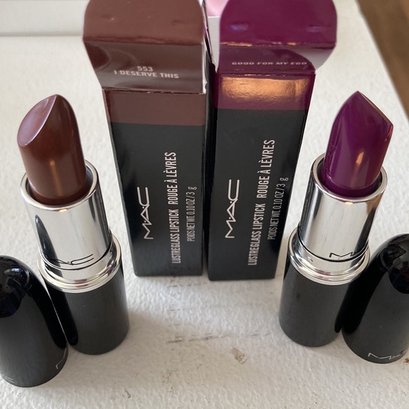 1 LEFT! I Deserve This-Mac Lustreglass Lipstick - Picture 3 of 7